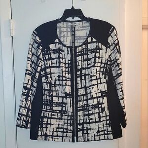 Jones Studio Seperates, Jacket, Black &White, 20W